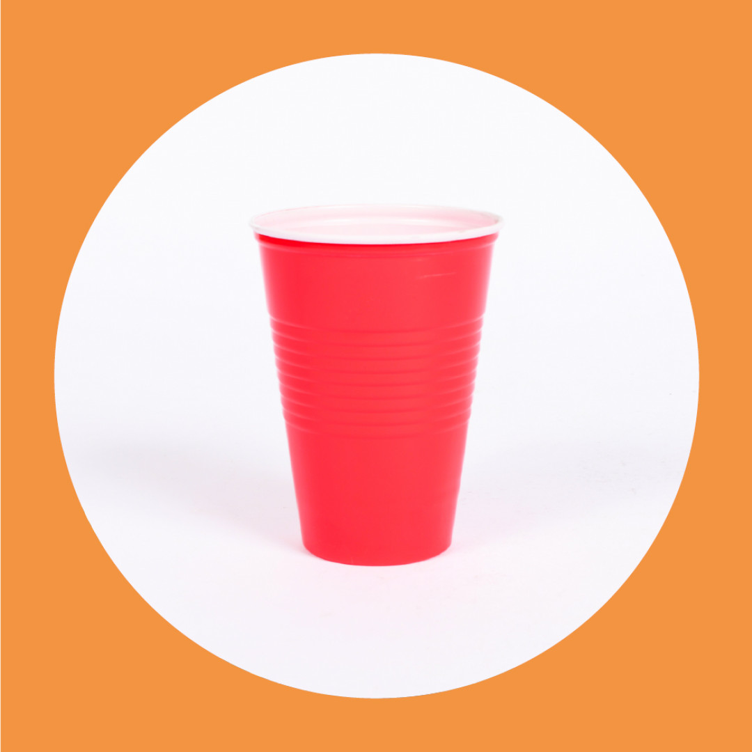 Vaso Plastico Americano Rojo 4053